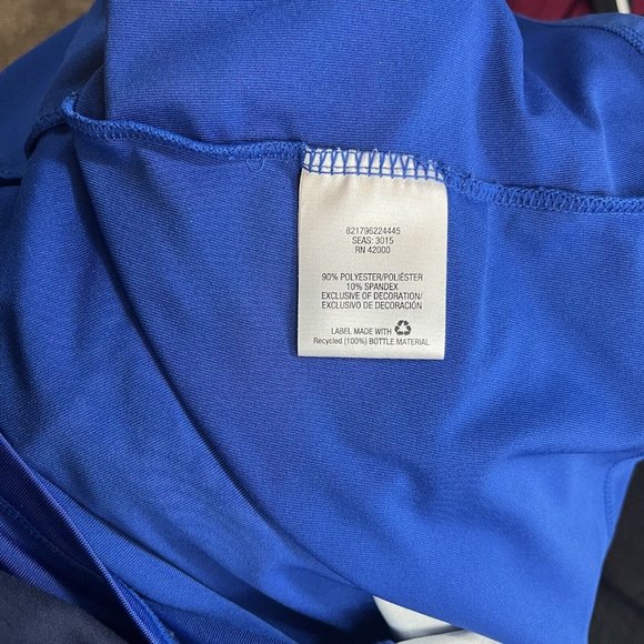 Everlast Sport Womens Royal Blue & Green Workout Jacket Size S Long Sleeves - Picture 8 of 11